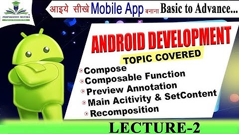 Android Class Day 02| Mobile Apps: From Beginner to Advanced