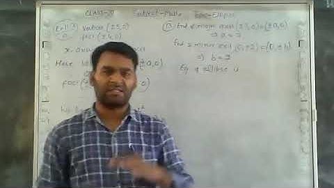 CONIC SECTION PART-6 (ELLIPSE & HYPERBOLA) // CLASS-11 // MATHS // CHAPTER-11 // EXERCISE-11.3