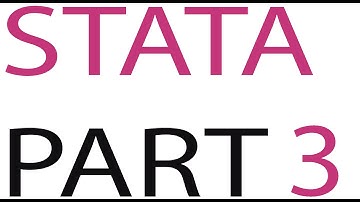 PART 3: ADVANCED STATA OUTPUT