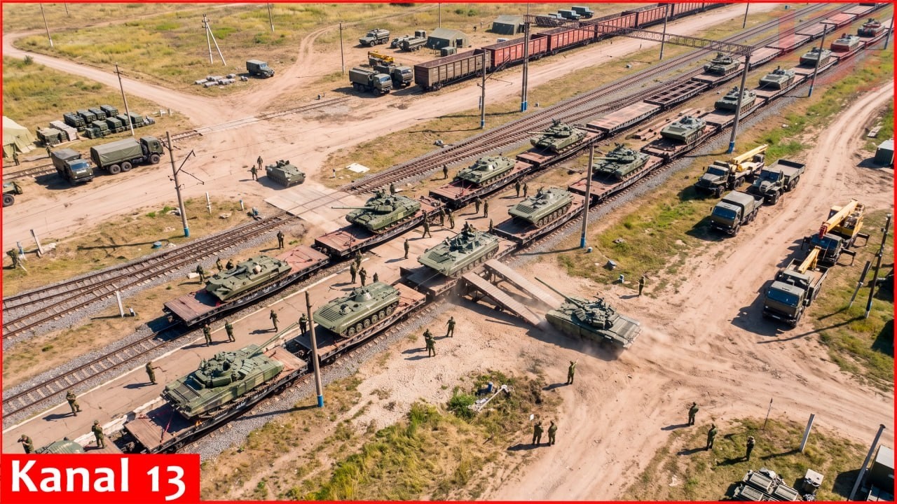 Russia sent T-90M tanks, armored vehicles guns on borders with Estonia, Latvia, and Finland