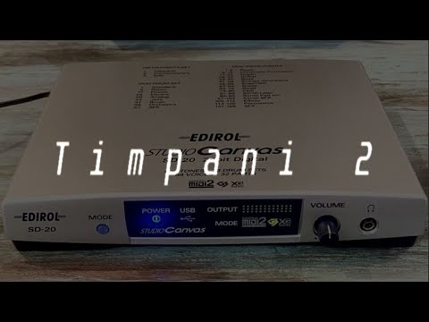 Pokémon Instruments: Timpani 2 | EDIROL - SD-20 - YouTube