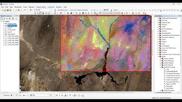 How to create mineral composite ratio map bands In ArcGIS
