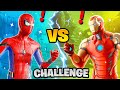 Fortnite Spiderman vs Iron Man Boss Marvel Exotic Weapons Challenge
