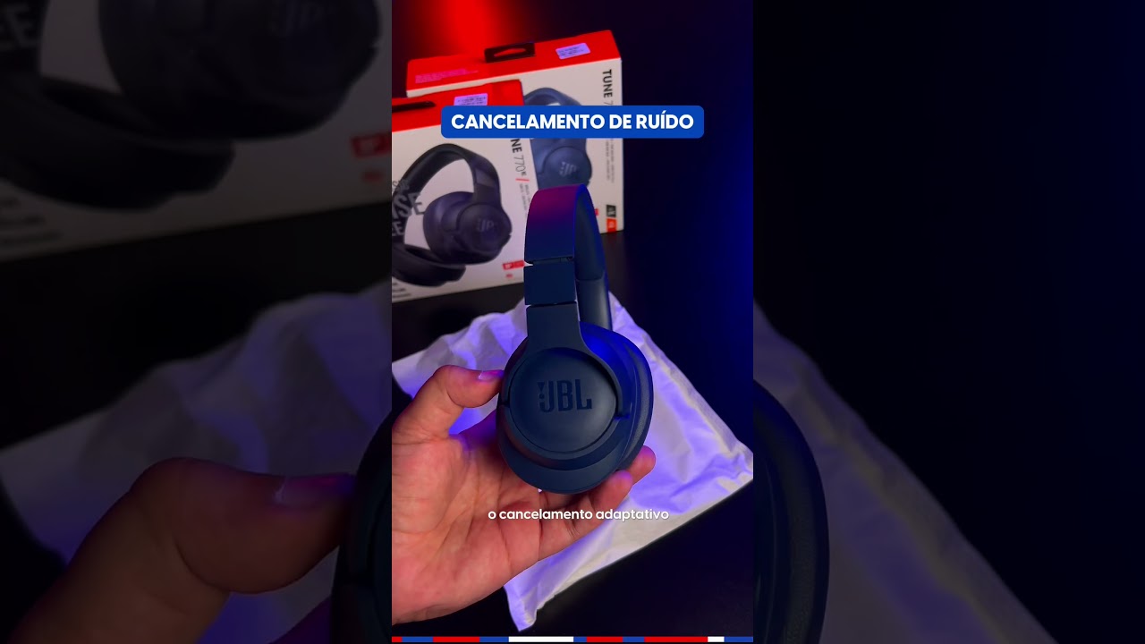 Headphone Tune 770NC Bluetooth Dobravel Preto - JBL - Info Store