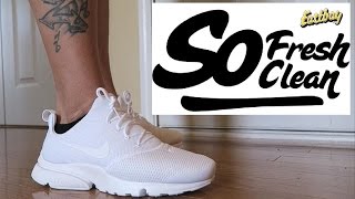 nike air presto fly triple white