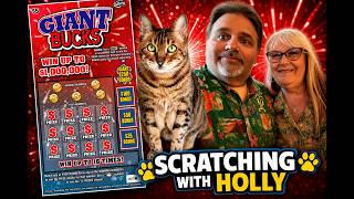 $5 GIANT BUCKS | Can Holly Find the BIG WIN? 🐱💰 Florida Lottery Scratch Off