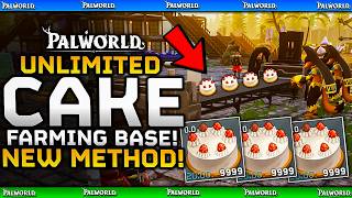 Palworld HOW TO MAKE UNLIMITED CAKES - Ultimate Guide - Best Pals for Farming Cakes