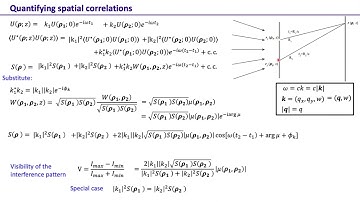 Lecture 07 : Quantifying the Spatial Correlations