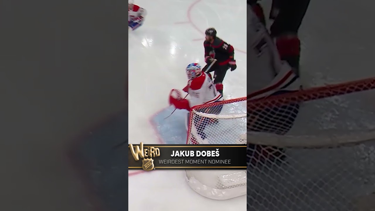 Weirdest Moment of the Season? Dobes Gets a Stick STUCK in His Skates 😳