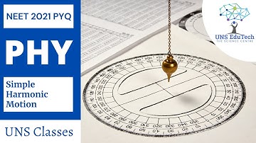 NEET 2021 A spring is stretched by 5 cm by a force 10 N. The time period of the oscillations when a