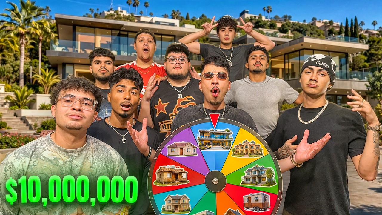 WE LET A WHEEL DECIDE WHERE WE LIVE IN LA!!! ($10M MANSION)