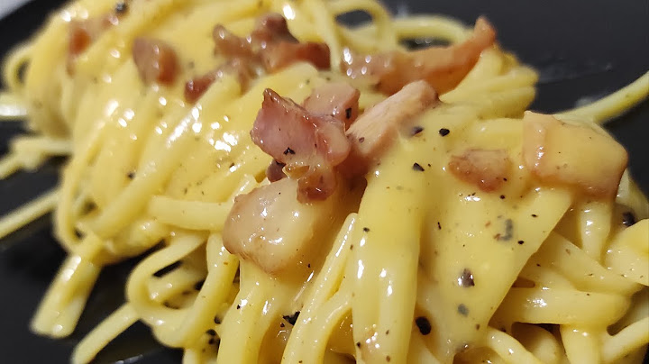 Come fare il guanciale croccante carbonara