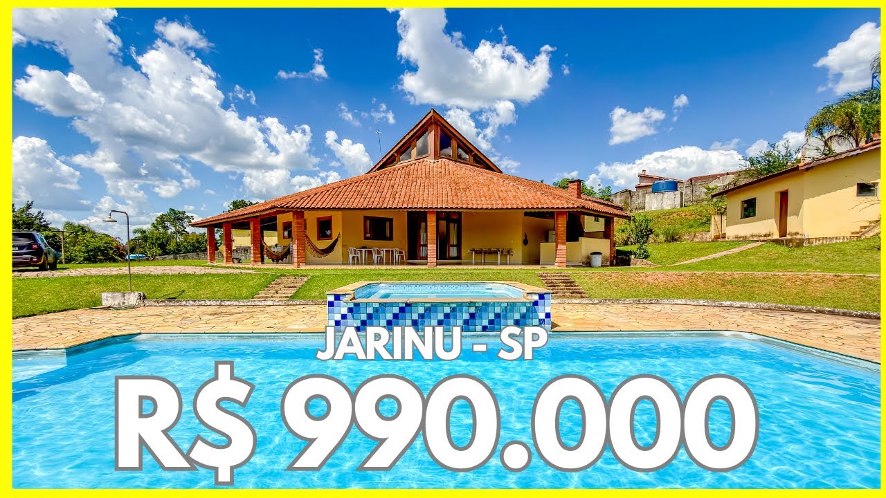 Chácara para financiamento bancário em Jarinu - R$ 990.000- lindo pôr do sol 