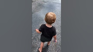 #toddler #puddle #rain #florida #mud