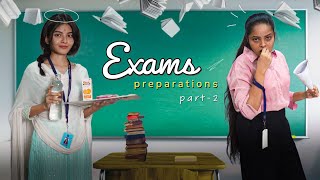 Exams gola || Part 2 || Niha sisters || Comedy || Exams time