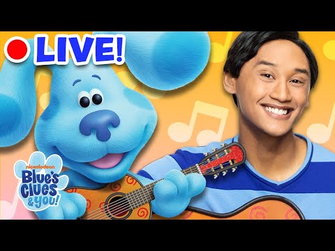 🔴LIVE: Blue's Clues & You Sing Along Songs! | Nursery Rhymes for Kids | Blue's Clues & You!