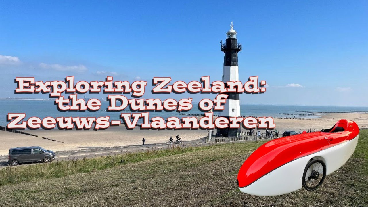 Cycling Zeeland: the Zeeuws-Vlaanderen Beach Route Breskens to Cadzand by Velomobile