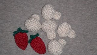 Шампиньон! Вязание крючком. Knitted mushrooms. Шампиньон! Вязание крючком. Knitted mushrooms.