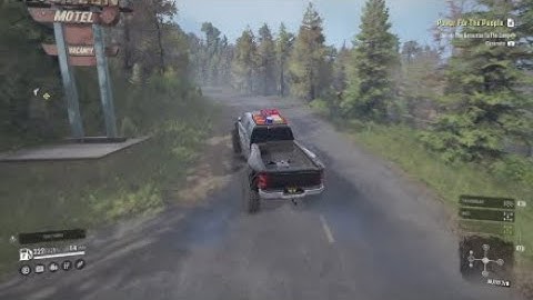 SnowRunner: Pine Valley modded map.