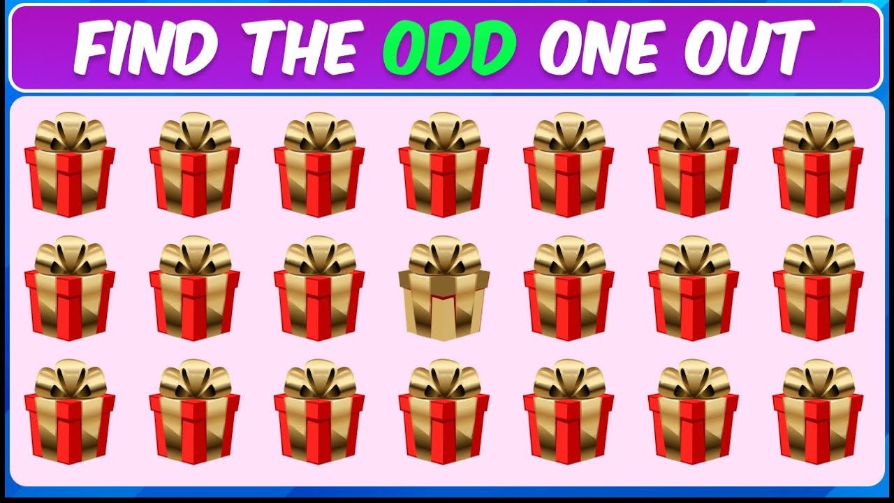 Find the ODD One Out 🔎| CHRISTMAS Edition 🎄🎅 Puzzle Quiz