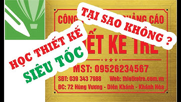 [Design Vlog] Thiết kế bảng hiệu siêu tốc với các bước cơ bản - Master of CorelDraw