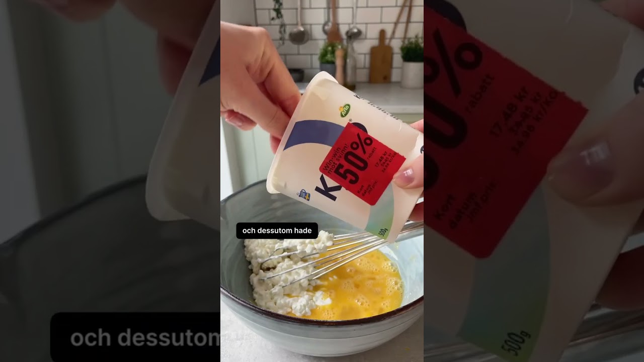 Snabb ostkaka 😊 Recept hittar du länkad i min profil eller på ninacederholm.se