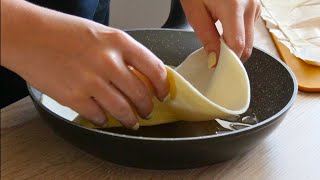 This is how I cook puff pastry in a pan! Easy recipe for everyone!