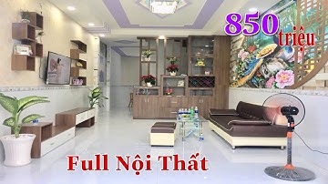 Bán Nhà Bình Chánh - Nhà Phố Kiến Trúc Pháp - Full Nội Thất - Đường Đinh Đức Thiện - Sổ Hồng Riêng