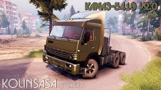 Spintires 2014 - КамАЗ-5410 v2.0(Скачать модификацию (Download modification): http://www.worldofmods.ru/spin-tires/cars/2148-kamaz-5410-v20.html Обзор модификации в виде седельног ..., 2014-12-05T13:55:58.000Z)