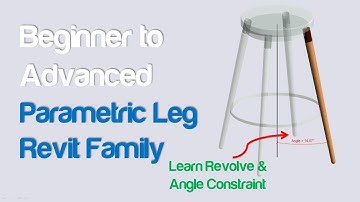 5. Revit Parametric Leg Family - Learn Angle Constraint