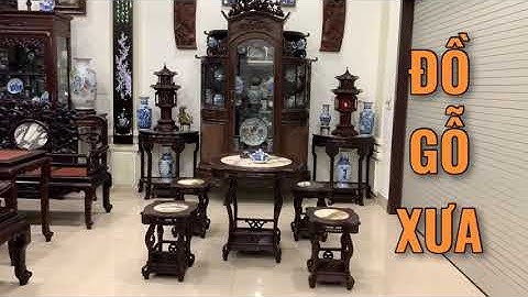 Bộ Bàn Ghế Gỗ Nhỏ - TỦ CHÙA BẦU Gỗ Gụ Kiểu Xưa | Bàn Ghế | Tủ Bày Đồ | Sập Gụ Tủ Chè | TRƯỜNG KỶ ĐẸP