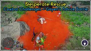 CRIMSON DESERT | GOYEN'S ADVICE BATTLE - DESPERATE RESCUE [COMBAT CHALLENGES]