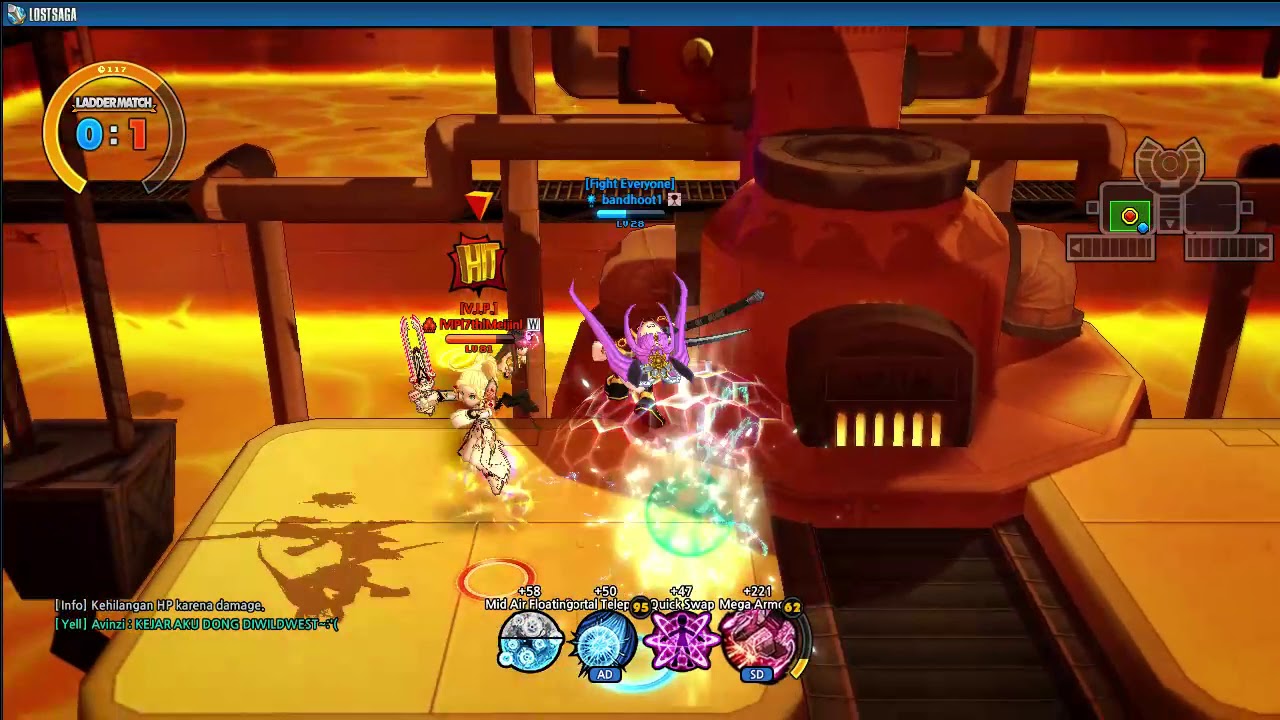 Lost Saga Strider Lv.81 vs Random Player [ Ladder Faction War ] #001 ...