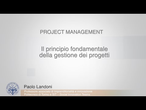 Video: Qual è la gestione del progetto più importante?