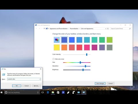 فيديو: كيف أقوم بتغيير إعدادات ألوان Windows؟ فيديو: كيف أقوم بتغيير إعدادات ألوان Windows؟