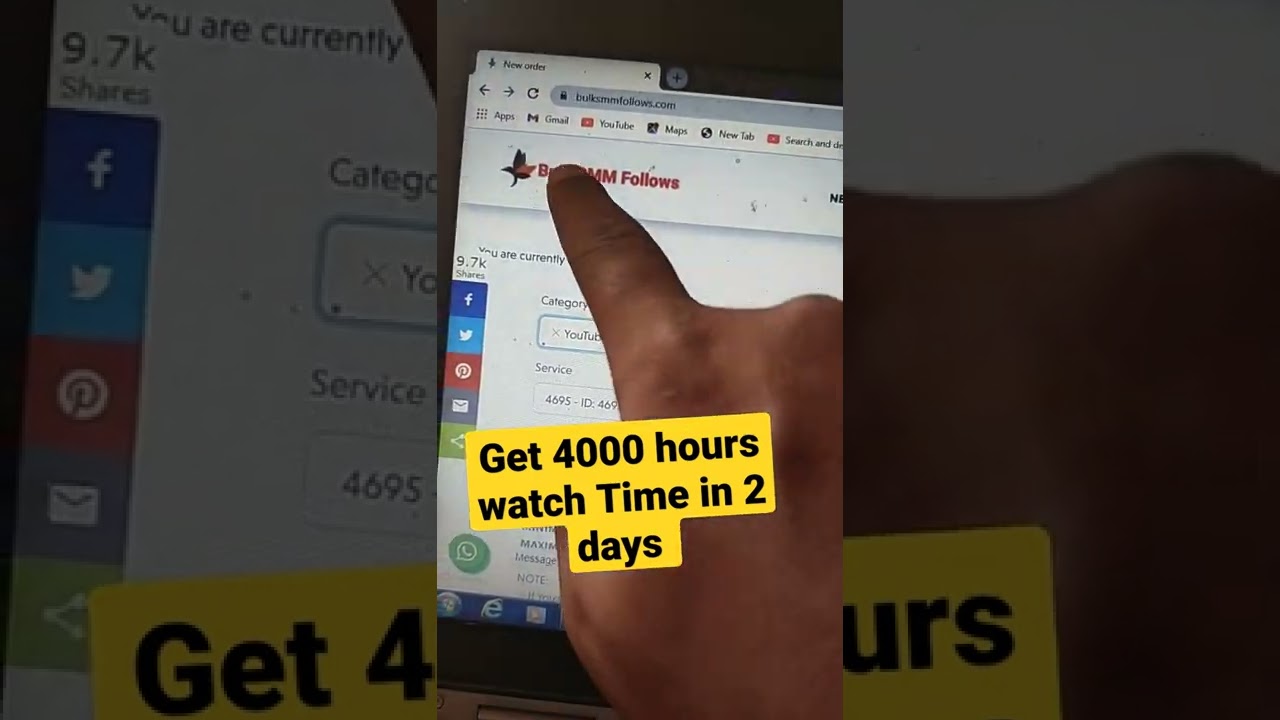 Get 4000 hours watch Time in 2 days s