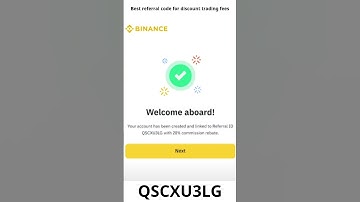 Save 20% on Binance Fees for LIFE! | Binance Referral Code is QSCXU3LG