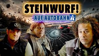 Scheibe auf der AUTOBAHN eingeschlagen 😧 + MILITÄR-Fahrzeug?!