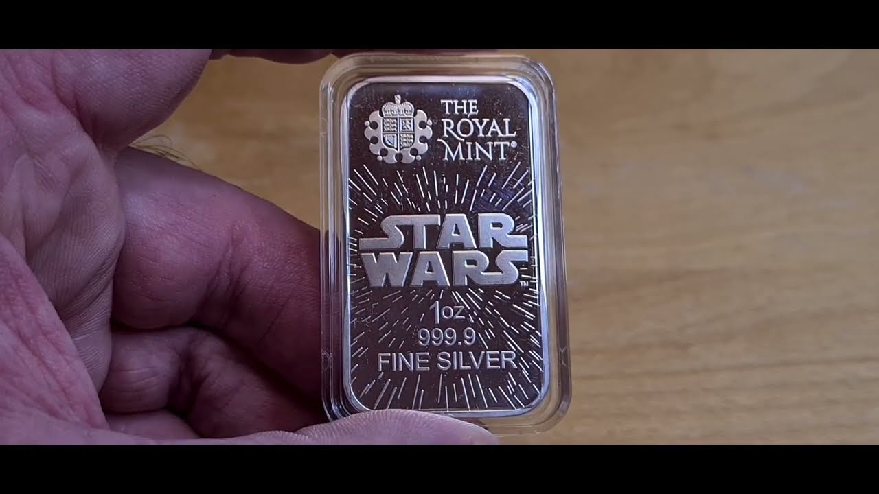 Starwars 1oz Silver Bar. Royal Mint 2024