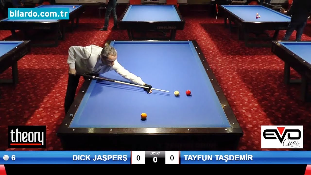 DICK JASPERS vs TAYFUN TAŞDEMİR | FINAL STAGE 3 Cushion Billiards Championship 18.BİLARDOMAX LEAGUE