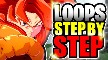 (SS4 GOGETA LOOPS) ▰ STEP BY STEP GUIDE MADE EASY! | Dragon Ball FighterZ SS4 Gogeta COMBOS