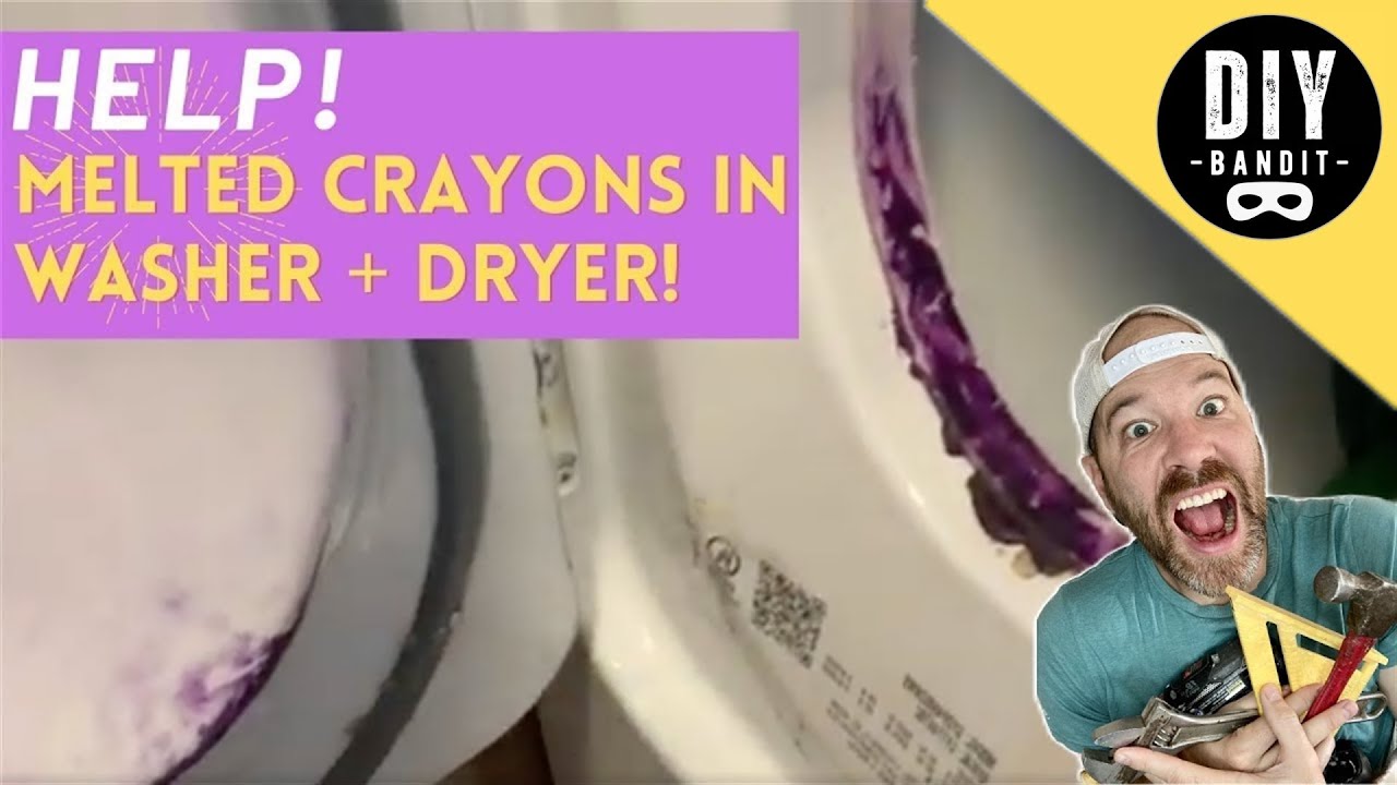 🔥 Help! Melted Crayons in the Washer & Dryer!! Here's What to Do & What