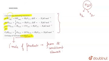 Consider the following reactions :(a) H_((aq))^(+)+OH_((aq))^(-)=H_(2)O_((l)), Delta H= - X_(1)k...