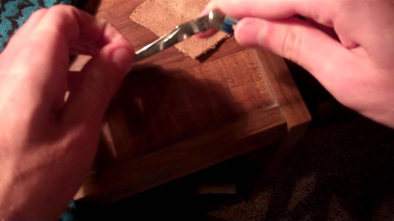 how to fix blade play in slipjoint knives YouTube