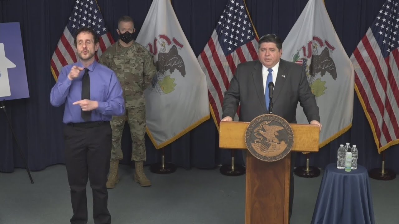 Gov. Pritzker holds daily Illinois coronavirus briefing for Tuesday ...