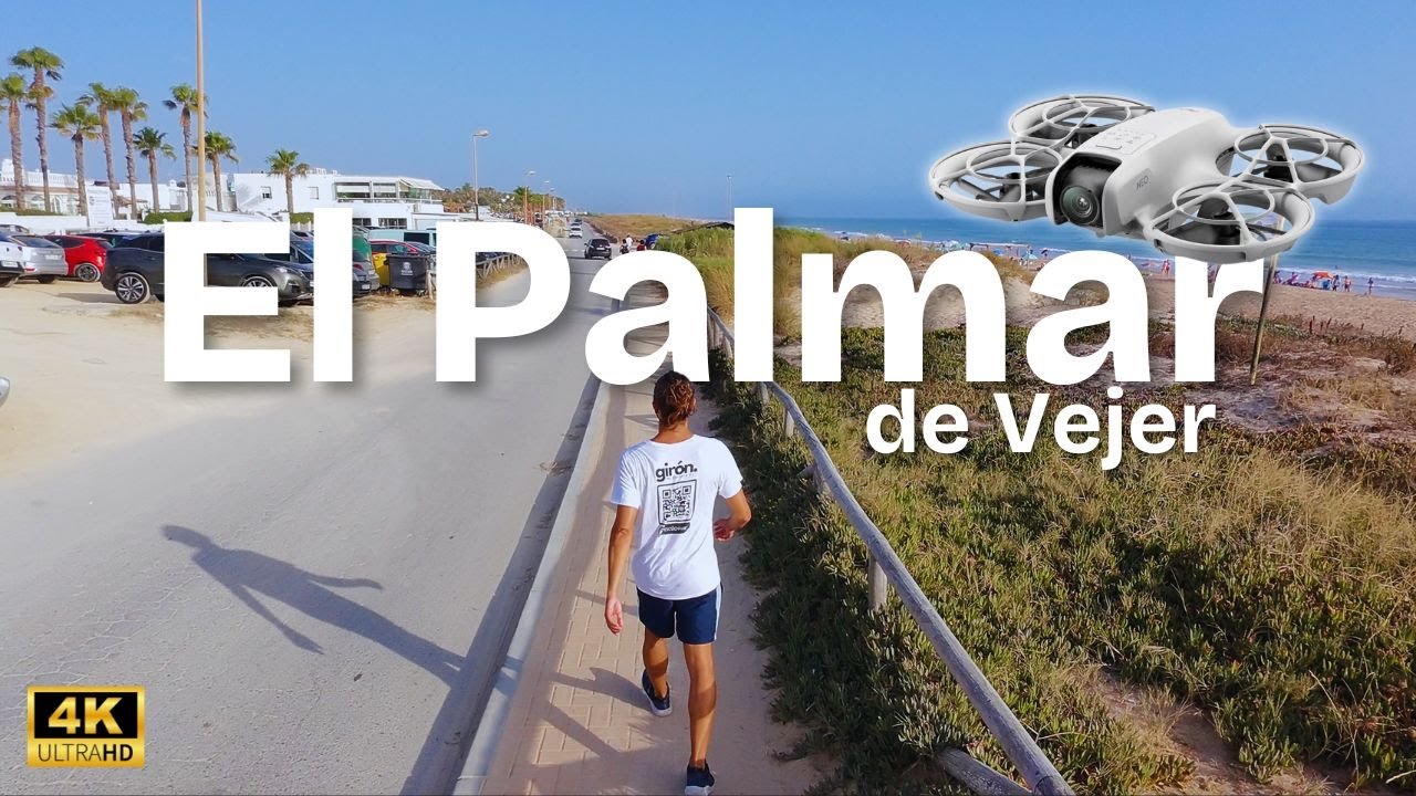 🏄 El Palmar de Vejer en verano 🌞 | Caminando con mi Dron DJI Neo 🚁 | Playas, surf y girasoles 🌻