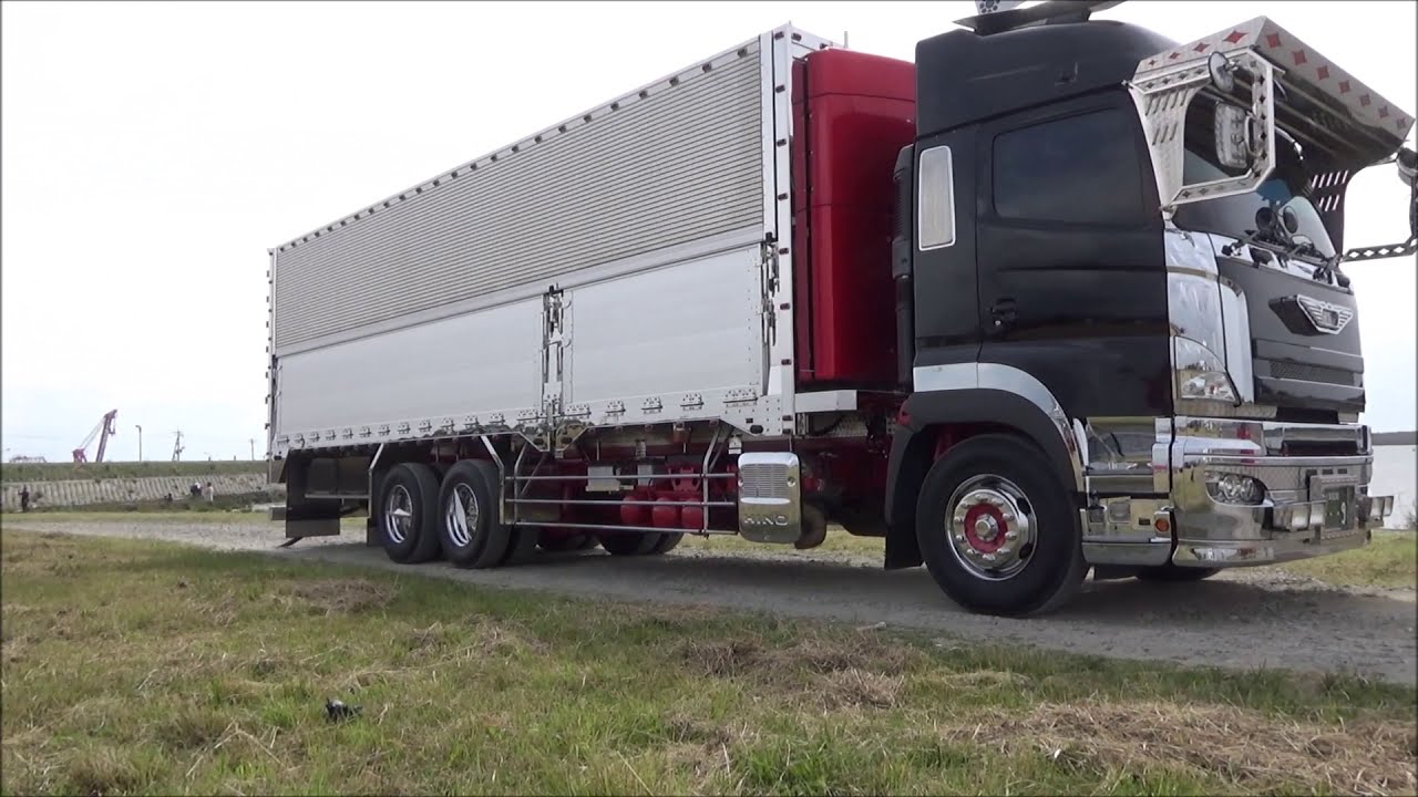 椎名急送さん 由加丸船団 入場シーン 日野 グラプロ レンジャー Hino700 Hino500 Ranger Youtube