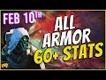 HUNTERS Don't miss this HIGH STAT Armor - Blinding GL For Lightfall - Destiny 2 - Xur Feb 10th