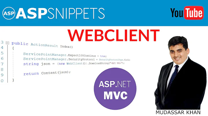 Using WebClient in ASP.Net MVC