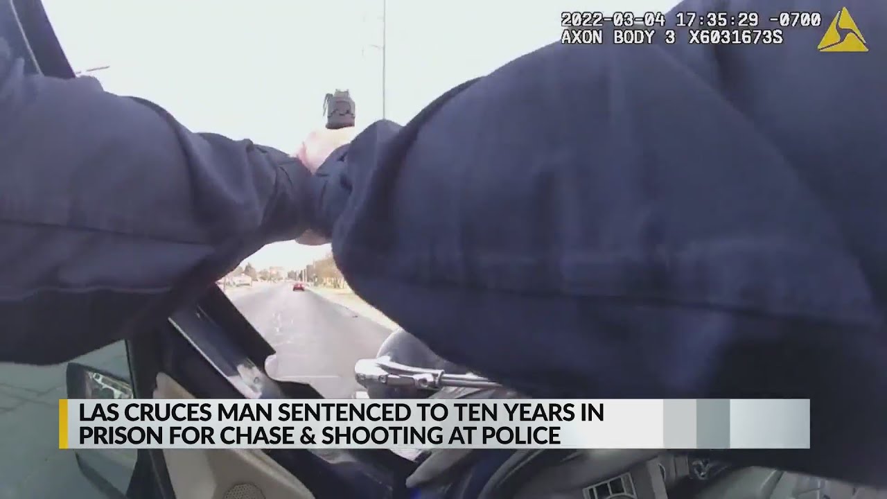 Las Cruces man gets 10 years for police chase - YouTube